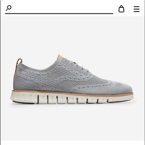 Cole Haan zero grand wing tip mesh.